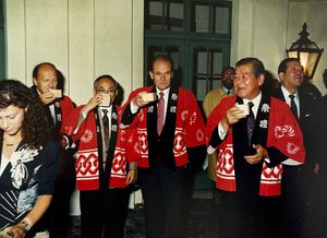 Klinkmann bei einer Fachtagung in Japan